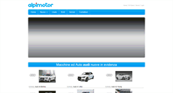 Desktop Screenshot of alpimotor.it